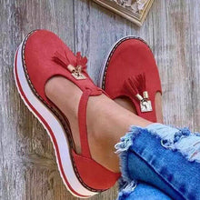 Load image into Gallery viewer, Strap Flock Summer Shoes - winsomesboutique
