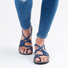 Load image into Gallery viewer, Women Flat Shoes Nylon Rope Flip Flops Sandal - winsomesboutique
