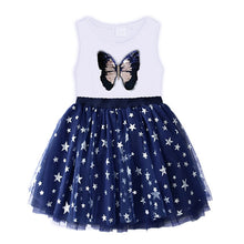 Load image into Gallery viewer, DXTON Flying Sleeve Kids Unicorn Party Dresses Children Clothing 3-8Y - winsomesboutique
