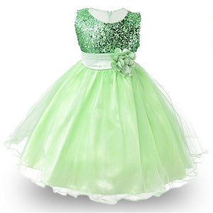 1-14 yrs teenagers Girls Dress Wedding Party Princess Christmas Dresses - winsomesboutique