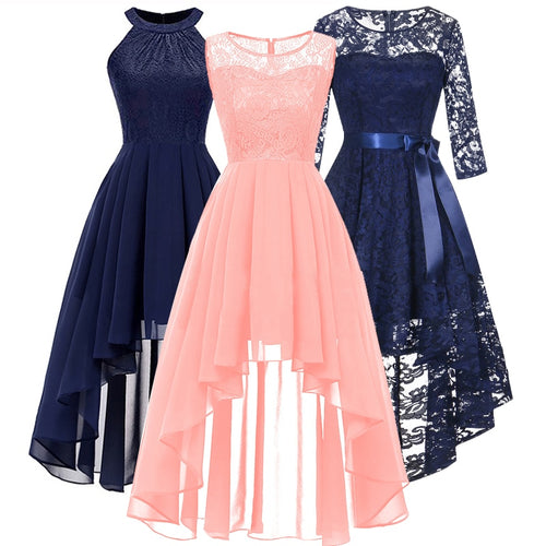 Wedding Party dress prom gown Front short long back Dresses - winsomesboutique