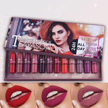 Load image into Gallery viewer, 12pcs Set Moisture Lipstick Vibrant Pigmented Silky-smooth - winsomesboutique
