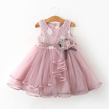 Load image into Gallery viewer, Elegant White Beading Summer Dresses For Girl 2020  Ceremony 4 5 6 Years Teenage Girl Costume - winsomesboutique
