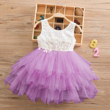 Load image into Gallery viewer, Elegant White Beading Summer Dresses For Girl 2020  Ceremony 4 5 6 Years Teenage Girl Costume - winsomesboutique
