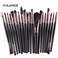 Load image into Gallery viewer, MAANGE 20 Pcs Makeup Brush Set Pro Foundation Powder Eyebrow Brush Double Head Brush Beauty Make Up Kits Tool - winsomesboutique

