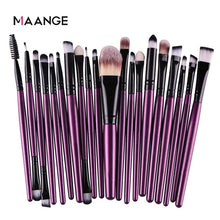 Load image into Gallery viewer, MAANGE 20 Pcs Makeup Brush Set Pro Foundation Powder Eyebrow Brush Double Head Brush Beauty Make Up Kits Tool - winsomesboutique
