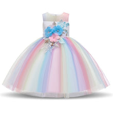 Load image into Gallery viewer, Girls Dress Elegant New Year Princess Children Party Dress Wedding Gown Kids Dresses for Girls Birthday Party Dress Vestido Wear - winsomesboutique
