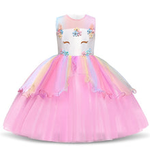 Load image into Gallery viewer, Girls Dress Elegant New Year Princess Children Party Dress Wedding Gown Kids Dresses for Girls Birthday Party Dress Vestido Wear - winsomesboutique
