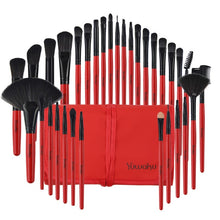 Load image into Gallery viewer, Yuwaku Professional 32Pcs/Set Makeup  Brushes Tool Bag Pincel Maquiagem Kit Foundation Eye Shadows Lipsticks Powder - winsomesboutique
