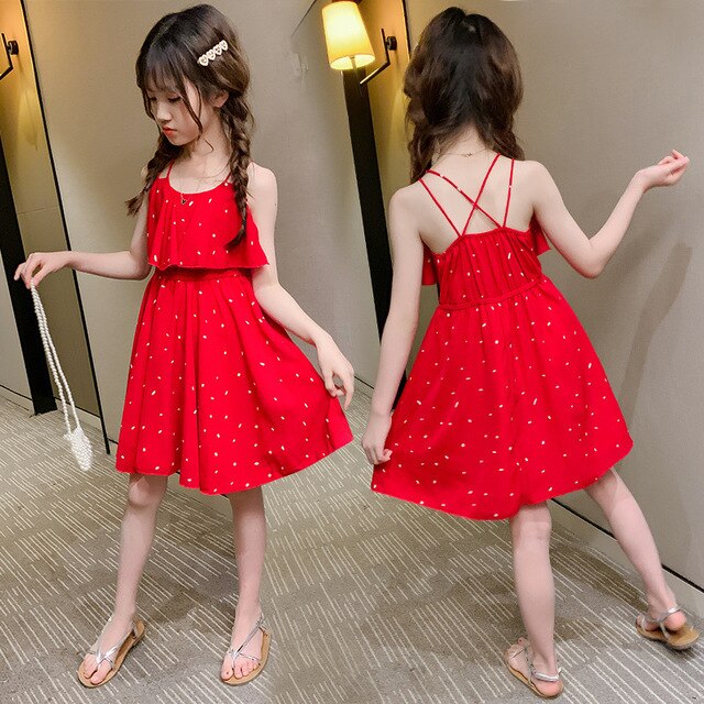 2020 New Summer Backless Kids Clothes for 3 4 5 6 7 8 9 10 11 12 Year Girl - winsomesboutique