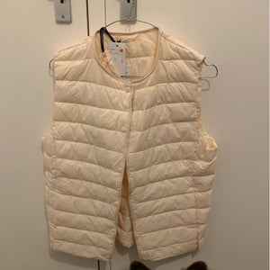 Ultra Light White Duck Down Women Vest  V Collar Or O Collar Coat