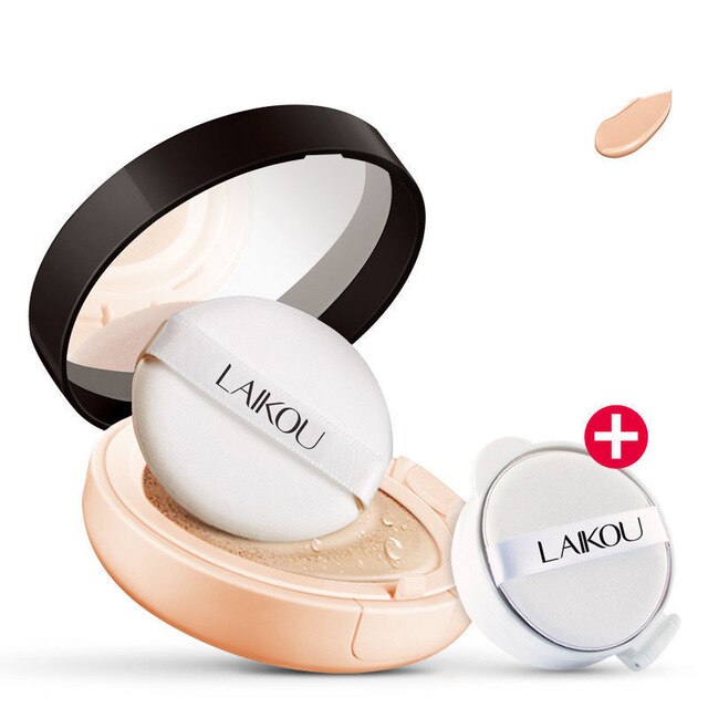 LAIKOU Air Cushion Foundation Cream Concealer Sunscreen moisturizing Whitening flawless makeup - winsomesboutique