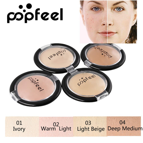 Popfeel Brand 4 Colors Concealer Cream Contour Palette Kit Professional Makeup Bronzer Highlighter Powder Trimming Face Brighten - winsomesboutique